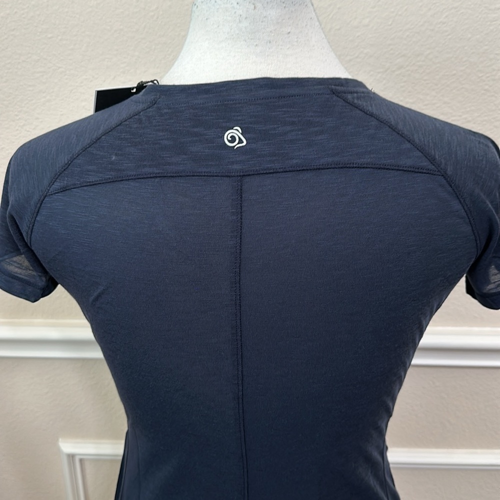 Craghoppers NOSILIFE GALENA SHORT SLEEVE TEE - Blue Navy - Picture 3 of 16